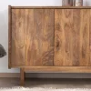 Meuble House Meuble sous vasque en manguier foncé avec portes et tiroirs "Kahiko" 120 cm New