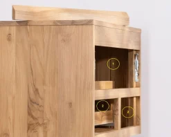 Meuble House Meuble sous vasque suspendu 80 cm avec 1 tiroir