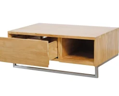 Meuble House Meuble sous vasque suspendu en teck avec porte serviette 80 cm 