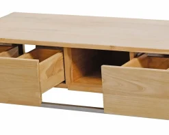 Meuble House Meuble sous vasque suspendu en teck avec porte serviette 140 cm "Tika" Sale