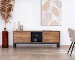Meuble House Meuble télé 175 cm bicolore contemporain