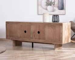 Meuble House Meuble télé 160 cm design épuré Japandi 