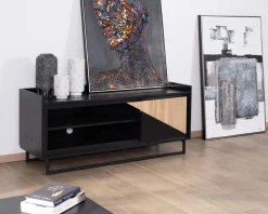 Meuble House Meuble télé 140 cm en bois massif "Trace" Best