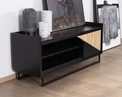 Meuble House Meuble télé 140 cm en bois massif 