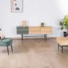 Meuble House Meuble télé design métal noir bois bicolore "Elegancy" 150 cm Discount
