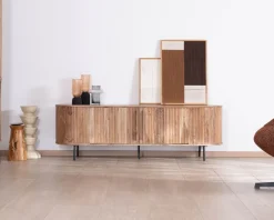 Meuble House Meuble télé esprit rétro en acacia "Bopee" 175 cm Best