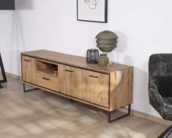 Meuble House Meuble télé industriel en acacia 180 cm "Baltik"