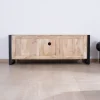 Meuble House Meuble télé industriel métal et bois 150 cm "Andy" New