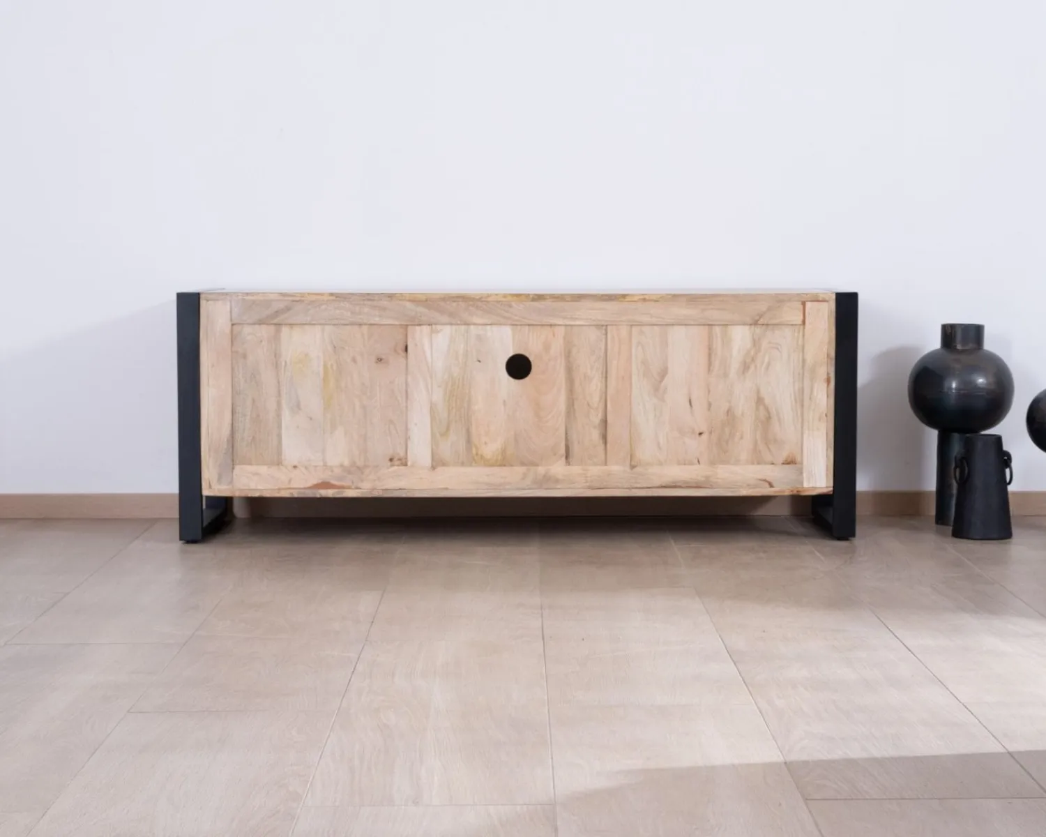 Meuble House Meuble télé industriel métal et bois 150 cm "Andy" New