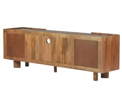 Meuble House Meuble TV 175 cm en manguier massif style contemporain minimaliste