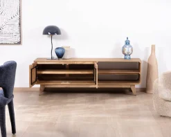 Meuble House Meuble TV 170 cm en manguier massif style scandinave