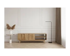 Meuble House Meuble TV 170 cm en manguier massif style scandinave