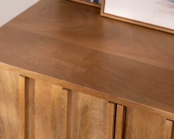 Meuble House Meuble TV rétro-chic en manguier massif naturel 180 cm « Sicaly » Best