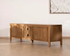 Meuble House Meuble TV rétro-chic en manguier massif naturel 180 cm « Sicaly » Best