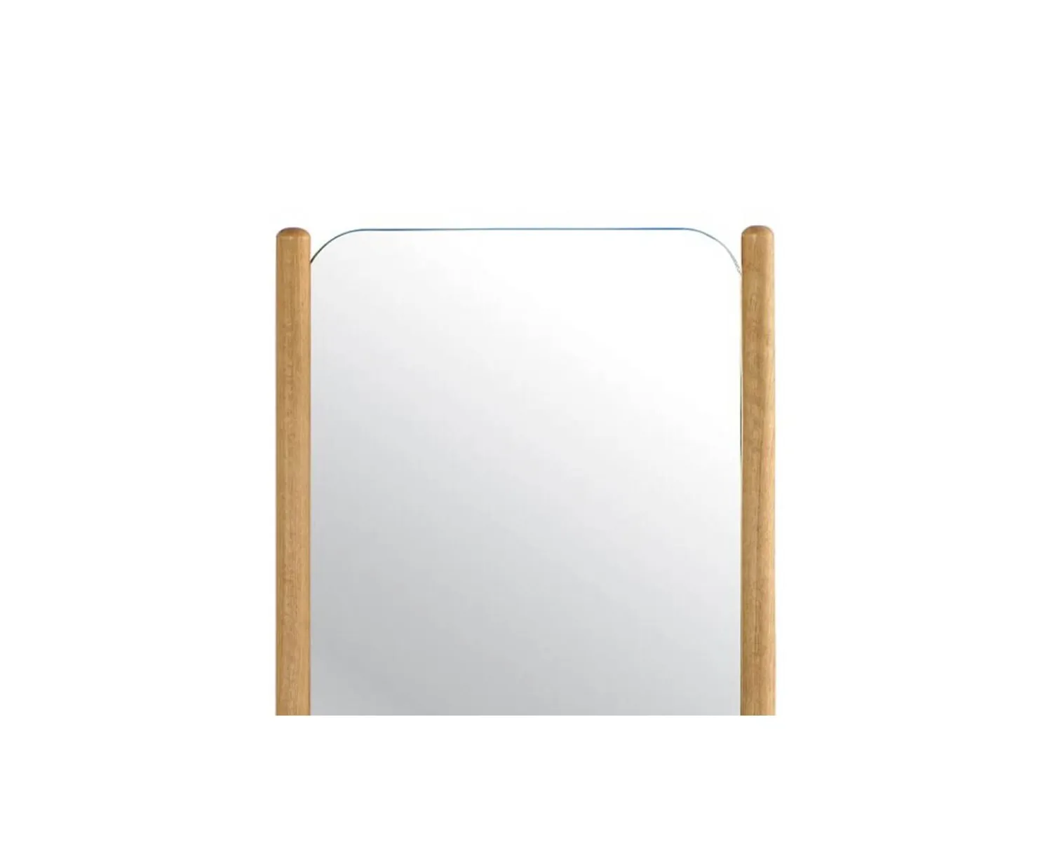 Meuble House Miroir avec encadrement en chêne huilé design épuré