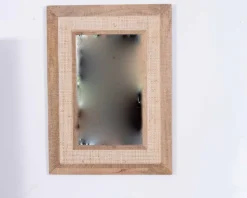 Meuble House Miroir cadre bois et cannage style rétro romantique "Legacy" Discount