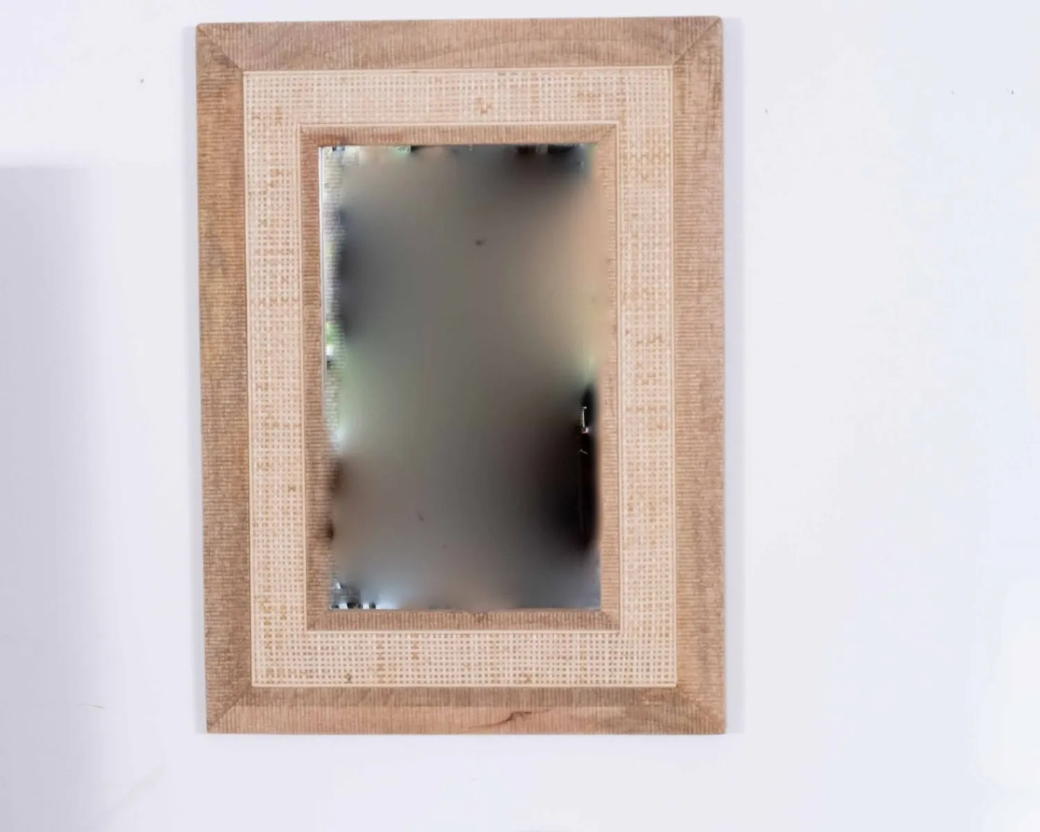 Meuble House Miroir cadre bois et cannage style rétro romantique "Legacy" Discount