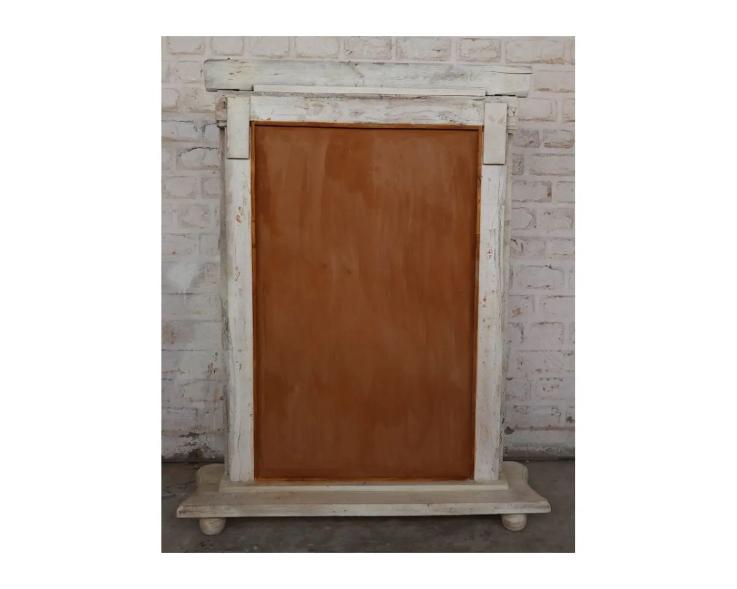 Meuble House Miroir indien avec cadre bois sculpté modèle unique "Vieille Porte" Hot