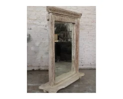 Meuble House Miroir indien avec cadre bois sculpté modèle unique