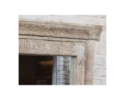 Meuble House Miroir indien avec cadre bois sculpté modèle unique
