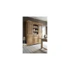 Meuble House Partie haute pour vaisselier en chêne massif "Antique" New