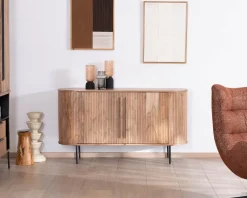 Meuble House Petit buffet 145 cm en acacia esprit rétro 