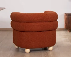 Meuble House Petite chauffeuse enveloppante design vintage 