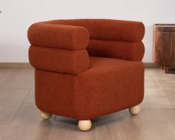 Meuble House Petite chauffeuse enveloppante design vintage 