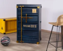 Meuble House Petit meuble de bar modulable esprit conteneur