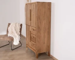 Meuble House Petit vaisselier bas style scandinave en acacia "Melody"