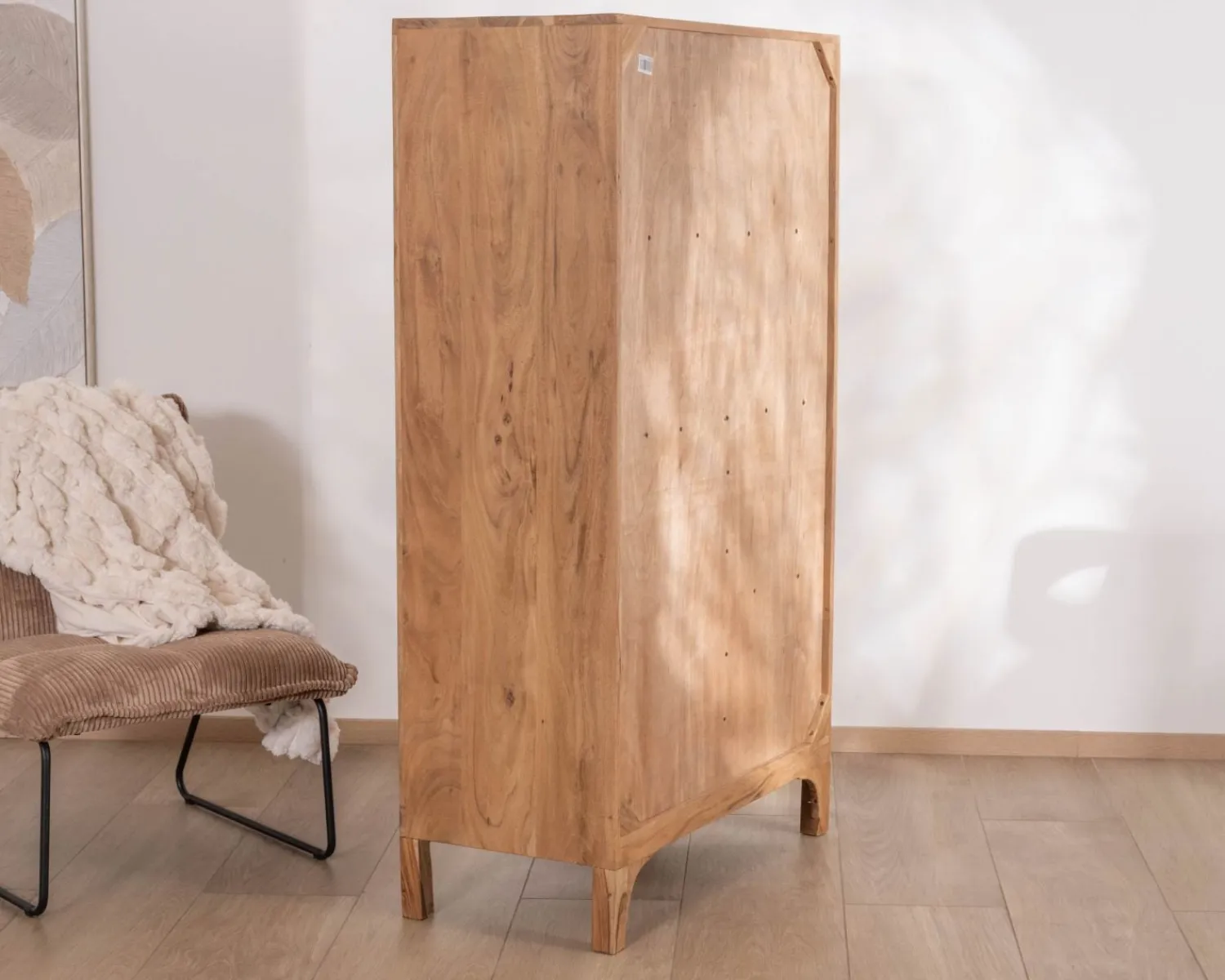 Meuble House Petit vaisselier bas style scandinave en acacia "Melody"
