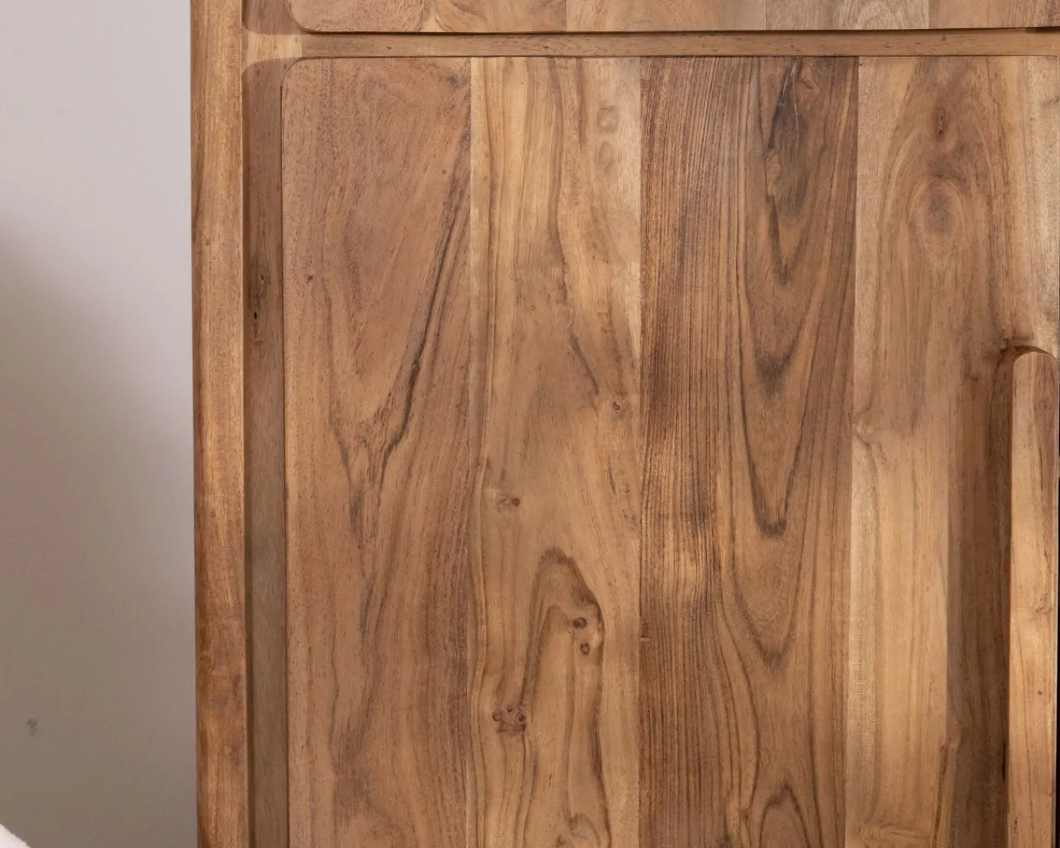 Meuble House Petit vaisselier bas style scandinave en acacia "Melody"
