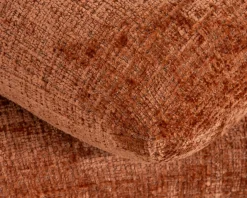 Meuble House Pouf 3 niveaux pivotants design organique en tissu tramé cuivré « Flow » esprit rétro chic Sale