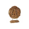 Meuble House Sculpture déco ronde en racine teck massif "Bois" Outlet