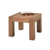 Meuble House Table basse carrée en chêne massif huilé "Lodge Casita" 60x60cm Sale