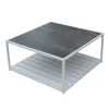 Meuble House Table basse extérieure blanche plateau céramique "Terrasse" New