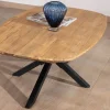 Meuble House Table basse forme bateau en teck naturel "Bahia" pieds mikado métal Online