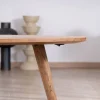 Meuble House Table basse forme bateau style scandinave "Voluto" 110 cm en acacia massif Online
