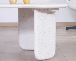 Meuble House Table basse forme organique aspect terrazzo "Naura" Best