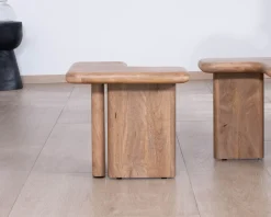 Meuble House Table basse modulable en manguier "Naura" esprit organique Discount