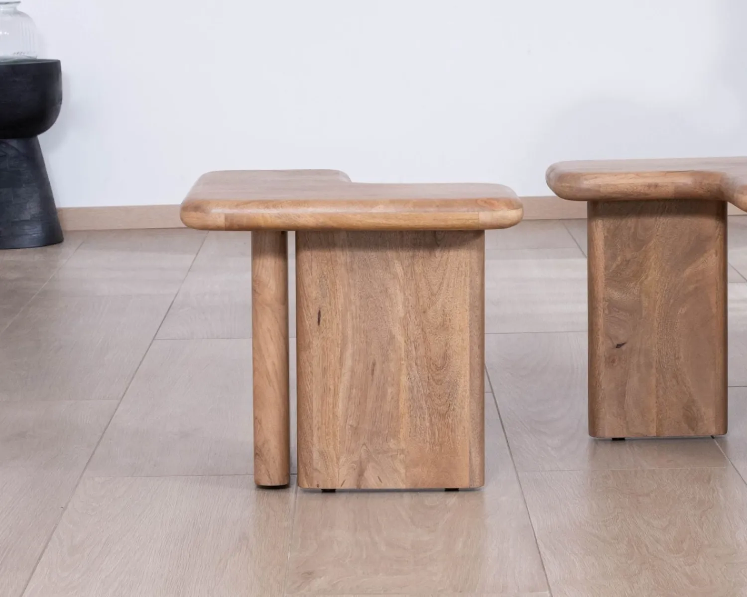 Meuble House Table basse modulable en manguier "Naura" esprit organique Discount