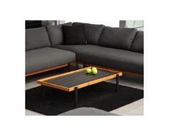 Meuble House Table basse outdoor en teck et aluminium "Maluku Island" Hot