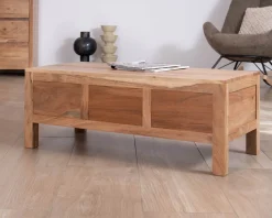 Meuble House Table basse rectangulaire en acacia massif