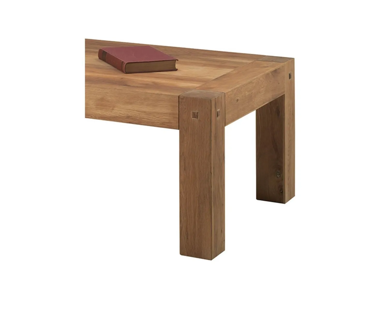 Meuble House Table basse rectangulaire en chêne massif huilé "Lodge Casita" Outlet