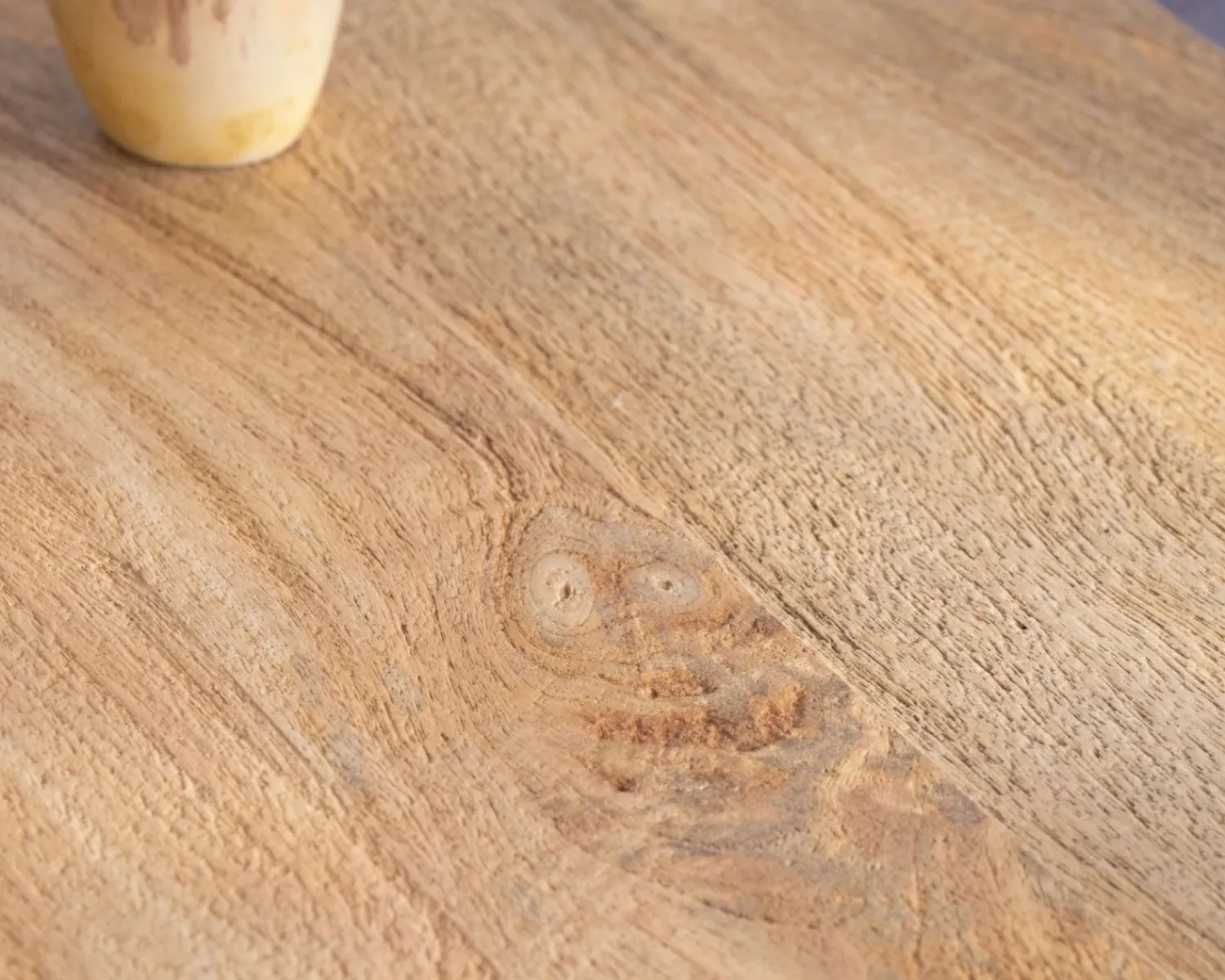 Meuble House Table carrée esprit bistrot en manguier naturel "Piccadilly" 70 cm Clearance