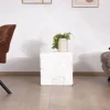 Meuble House Table d'appoint design cube en oxyde de magnésium "Ios" Clearance