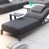 Meuble House Table d'appoint design en aluminium gris anthracite "Lazy Beach" Discount