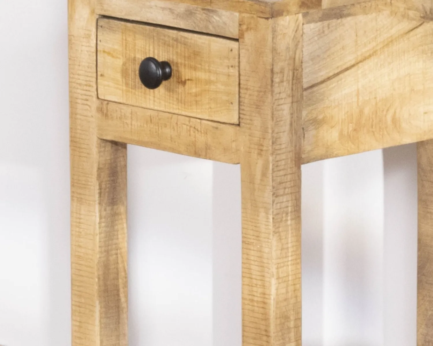 Meuble House Table de chevet structure ouverte et 1 tiroir "Manoha" en manguier H 60 cm Discount