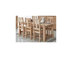 Meuble House Table de ferme chêne massif 210 cm "Artisan" Online