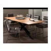 Meuble House Table de repas avec pieds mikado et plateau en teck 180 cm "Copley" Outlet